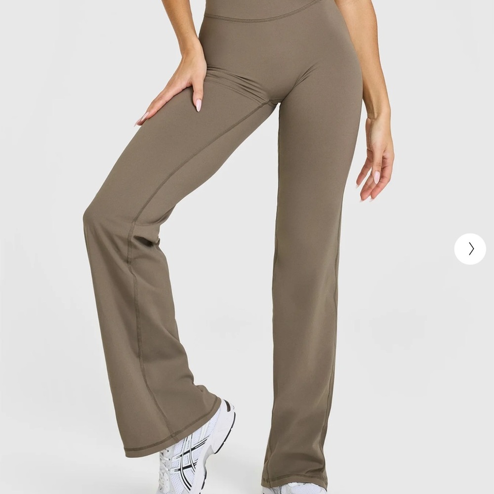 Oner Active Unified Wrap Flared Leggings - Moss Brown NWOT (short length)